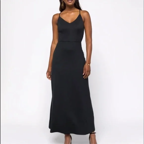 Market & Spruce Alisha Knit Strappy Back Maxi Dress - Picture 11 of 11